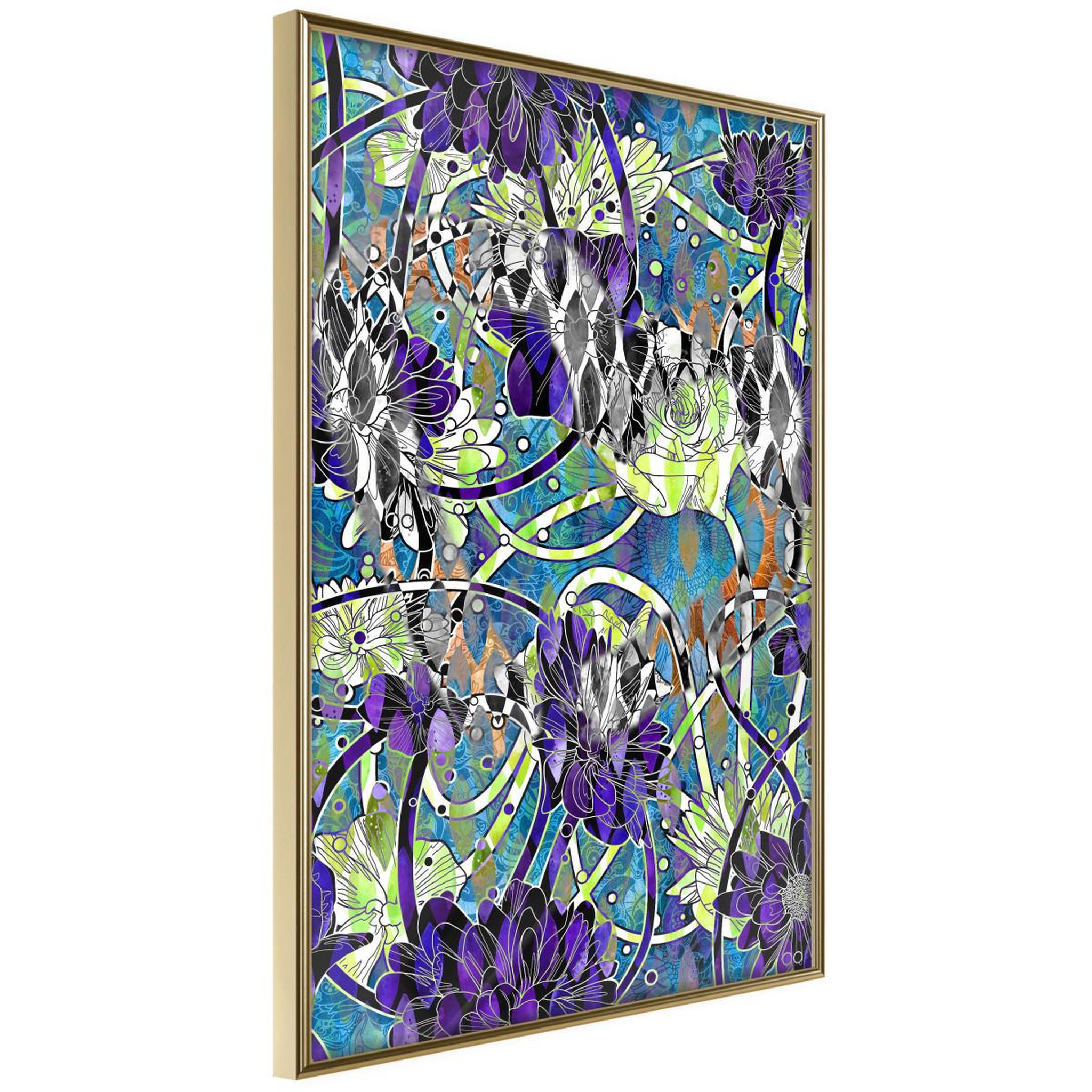 Paris Prix Affiche Murale Encadrée  Modern Arabesque