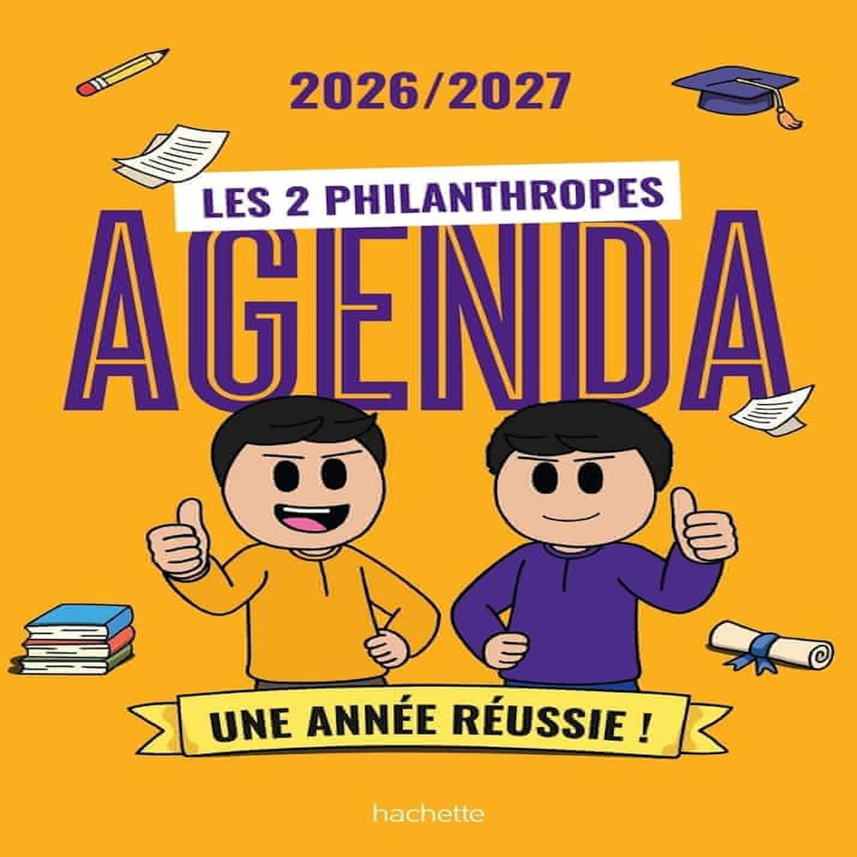 AGENDA LES 2 PHILANTHROPES. UNE ANNEE REUSSIE ! EDITION 2026-2027, Les 2 Philanthropes