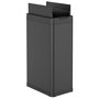Voir la diapositive 3 : Kitchen move Poubelle automatique inox noir 90l - bat-d880 black