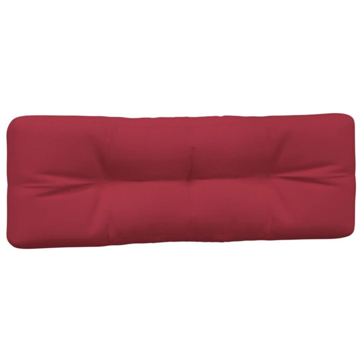 VIDAXL Coussins de palette lot de 5 rouge bordeaux tissu
