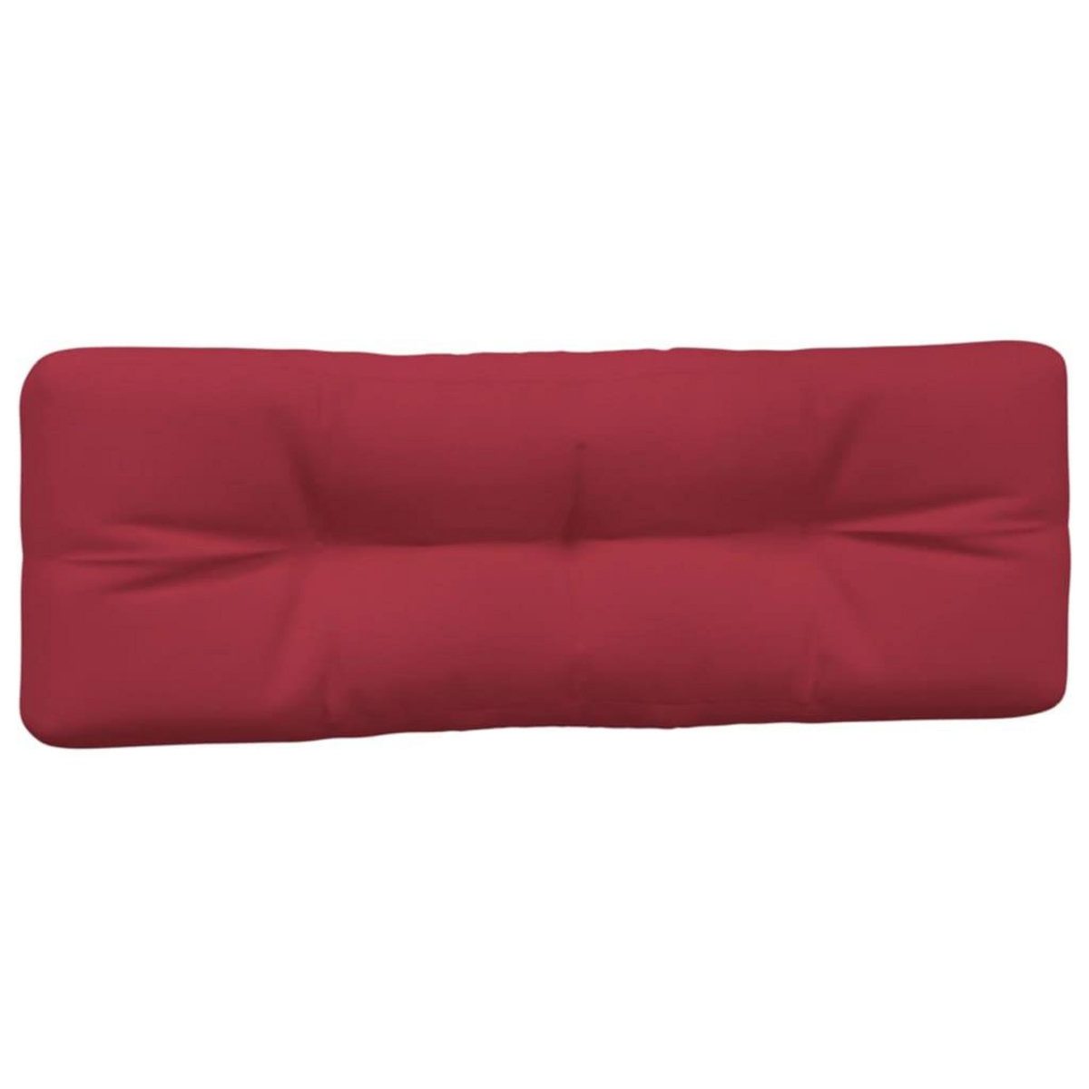 VIDAXL Coussins de palette lot de 5 rouge bordeaux tissu