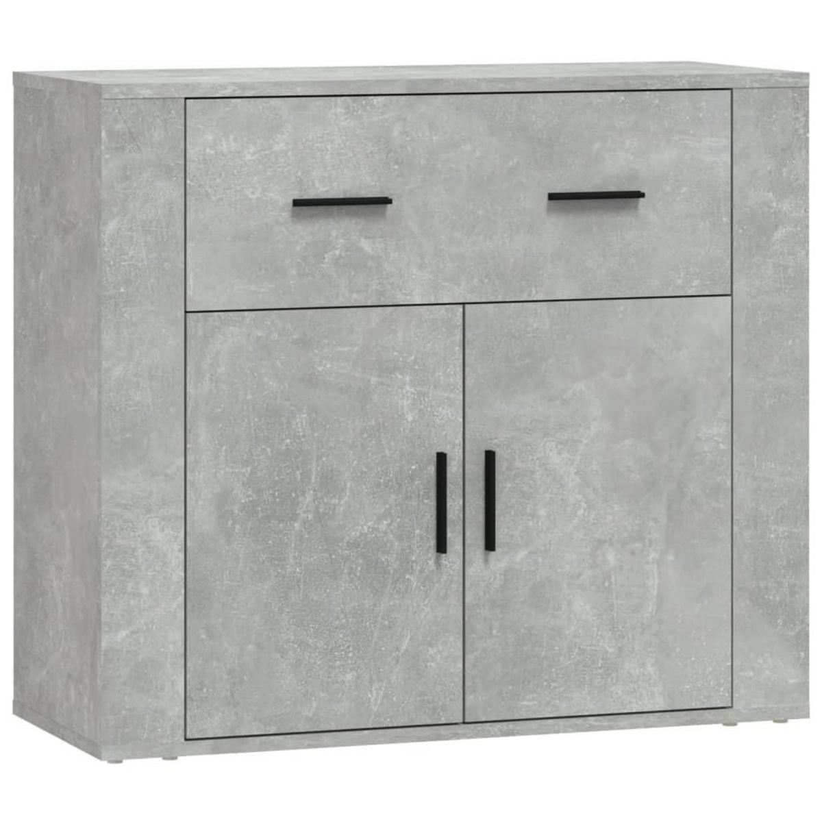 VIDAXL Buffet Gris beton 80x33x70 cm Bois d'ingenierie