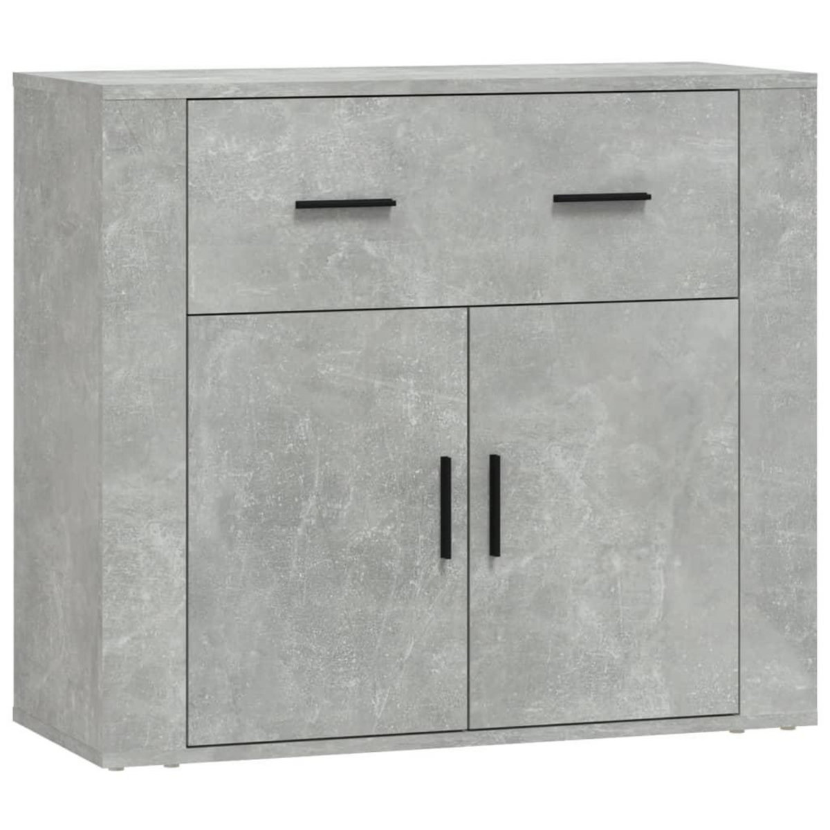 VIDAXL Buffet Gris beton 80x33x70 cm Bois d'ingenierie