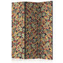 Voir la diapositive 1 : Paris Prix Paravent 3 Volets  Rainbow Mosaic  135x172cm