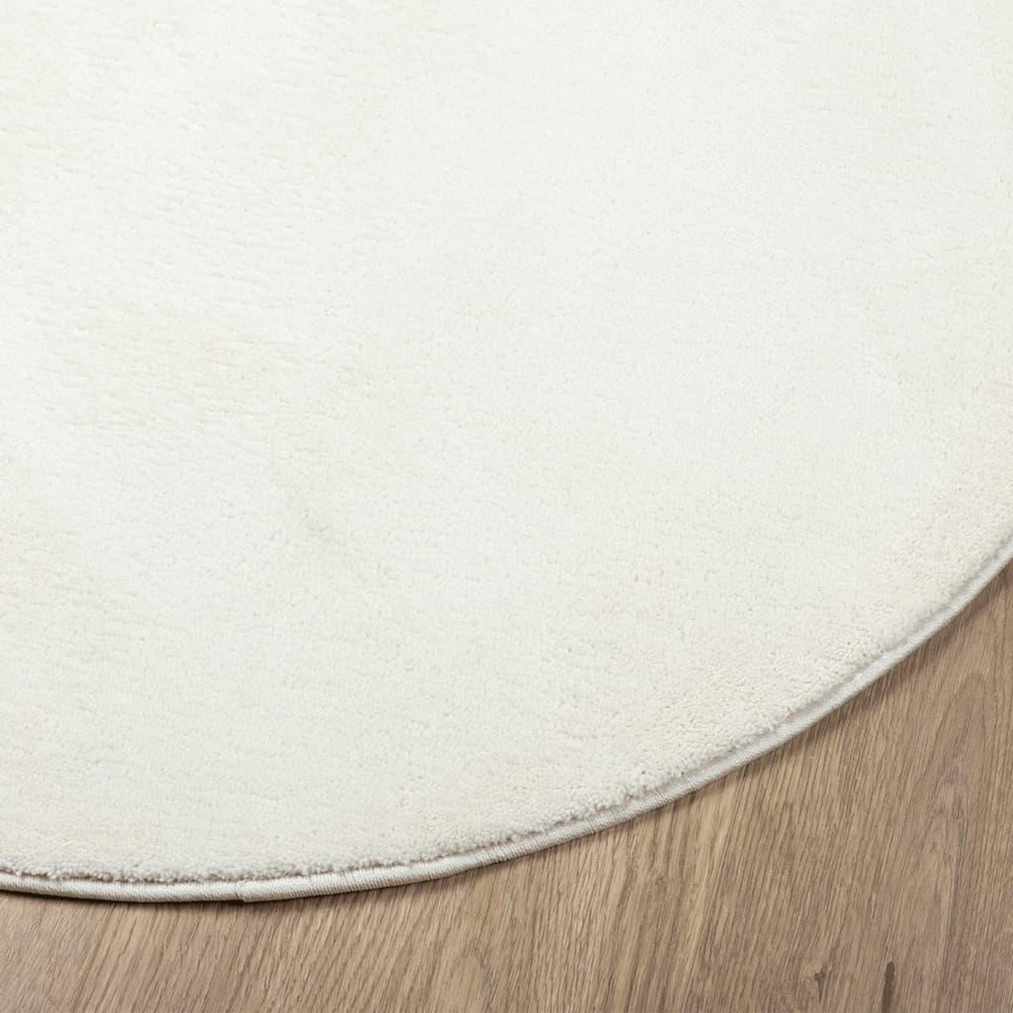 Voir la diapositive 4 : VIDAXL Tapis OVIEDO a poils courts creme Ø 120 cm