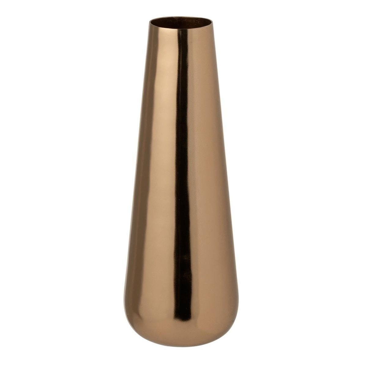 Paris Prix Vase Design en Métal  Moses  40cm Rose Doré