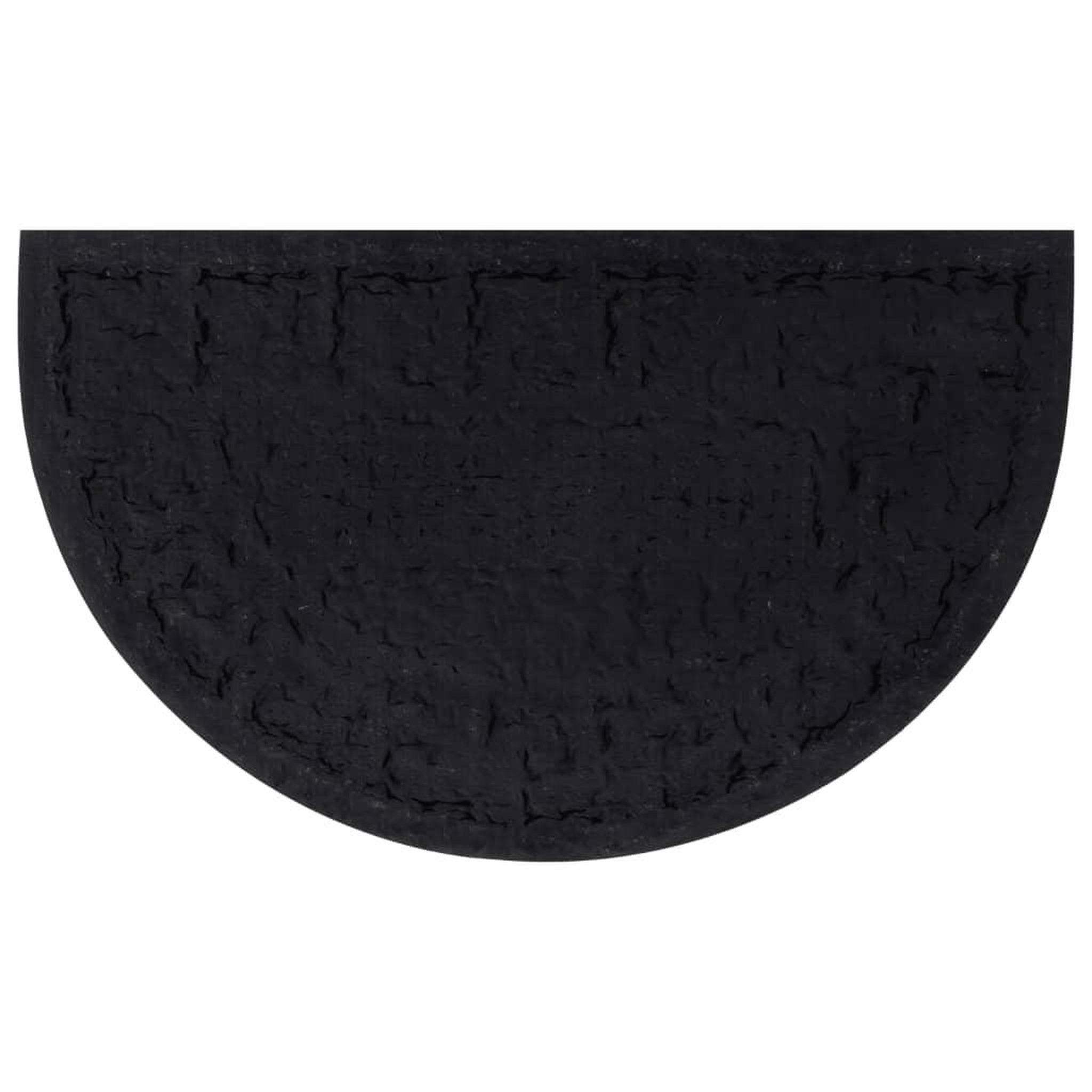 Voir la diapositive 3 : VIDAXL Tapis de porte demi-rond 45x75 cm caoutchouc et fibre de coco