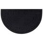 Voir la diapositive 3 : VIDAXL Tapis de porte demi-rond 45x75 cm caoutchouc et fibre de coco