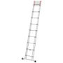 Voir la diapositive 2 : HAILO Echelle télescopique 3m80 en aluminium - FLEXLINE