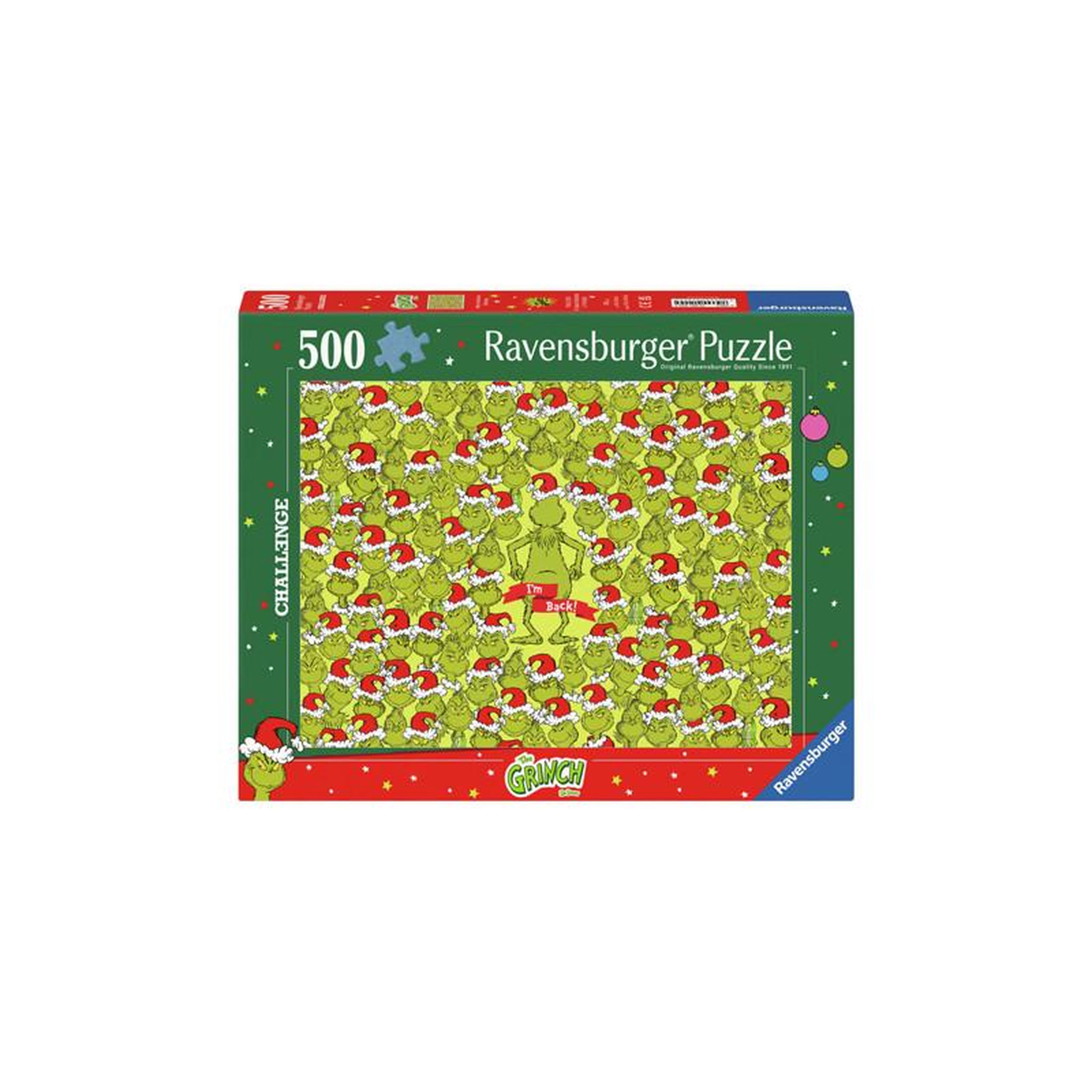 RAVENSBURGER Ravensburger - Jigsaw Puzzle Merry Grinchmas Challenge, 500 pcs. 12001224 5