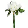 ATMOSPHERA Bouquet de Fleurs  7 Roses  31cm Blanc