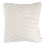 ATMOSPHERA Coussin Imitation Fourrure  Arka  45x45cm Ivoire