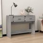 Voir la diapositive 3 : VIDAXL Table console Sonoma gris 100x39x75 cm Bois d'ingenierie