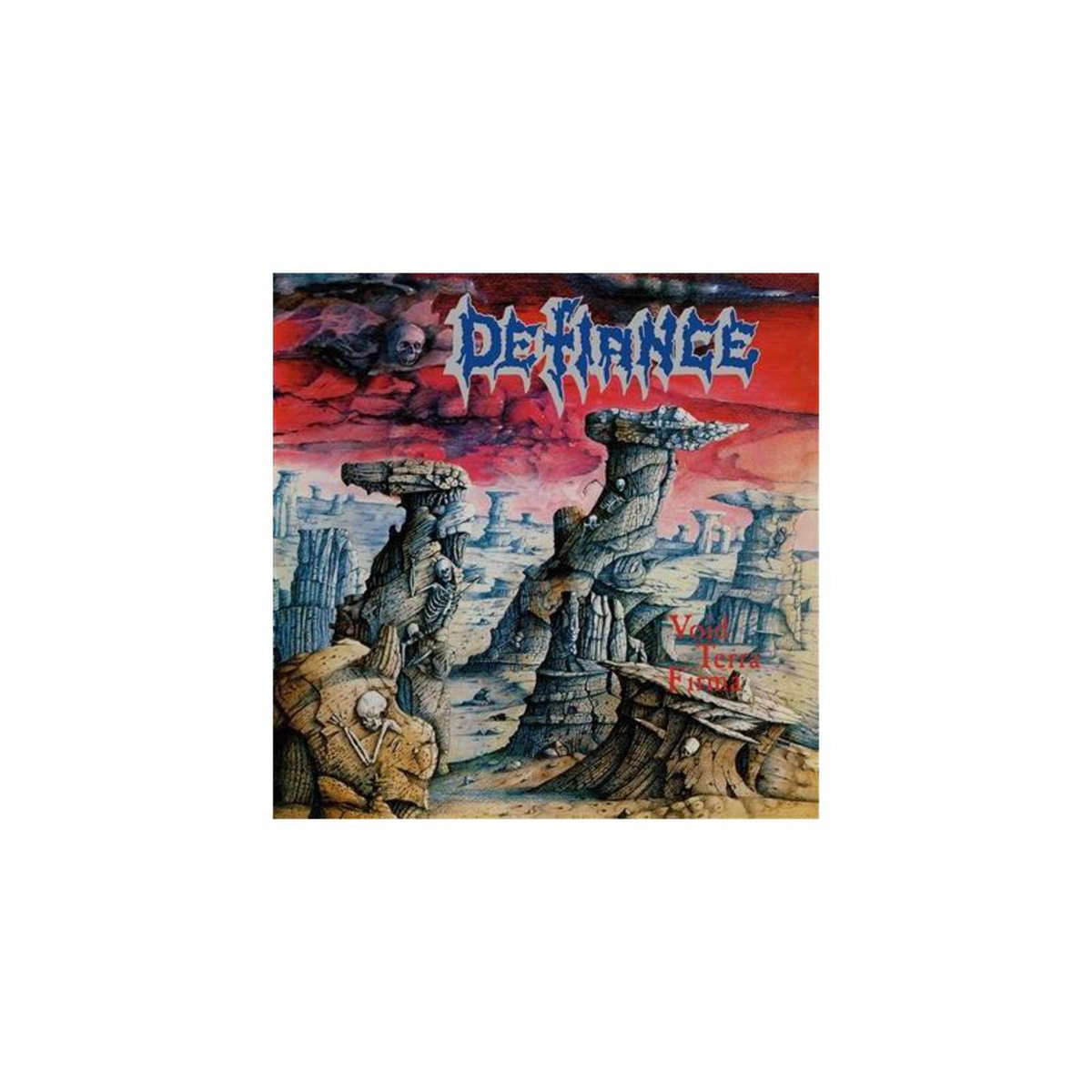 Void Terra Firma Vinyle Rouge et Noire Marbré