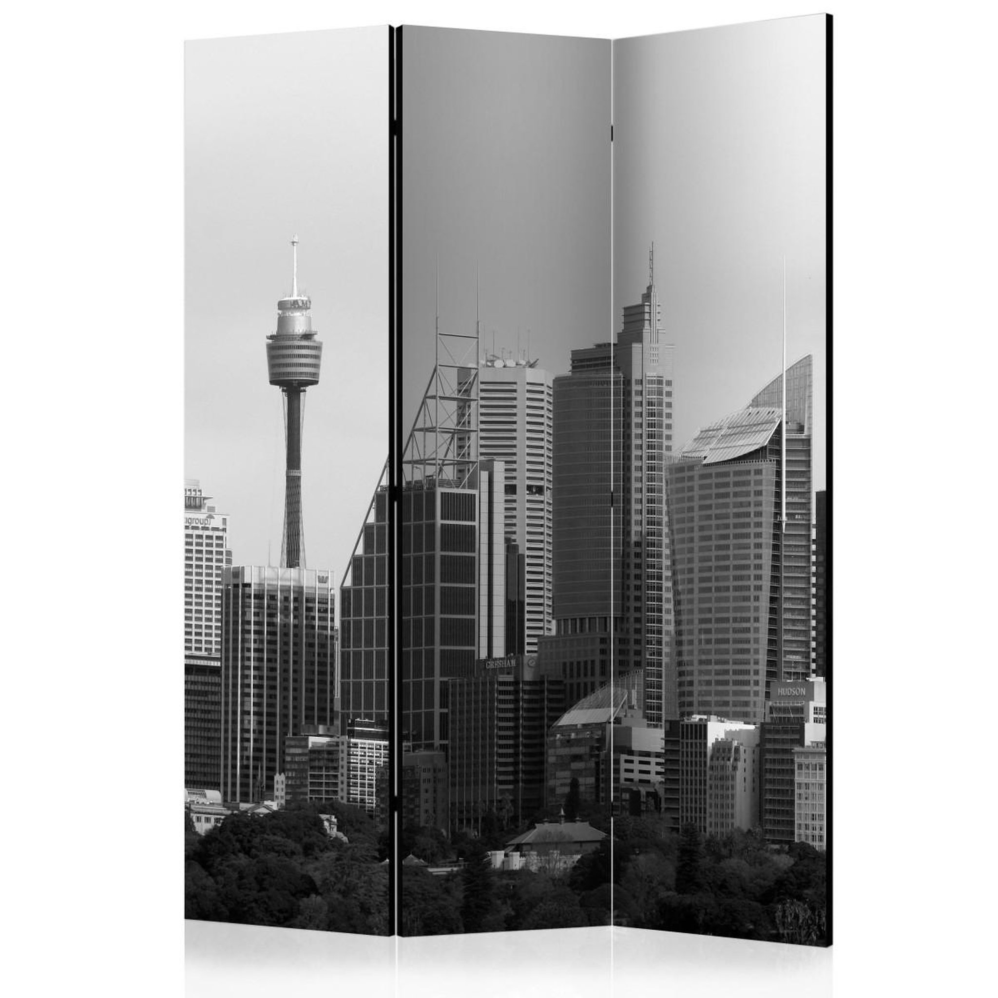 Paris Prix Paravent 3 volets  skyscrapers in sydney  135x172cm