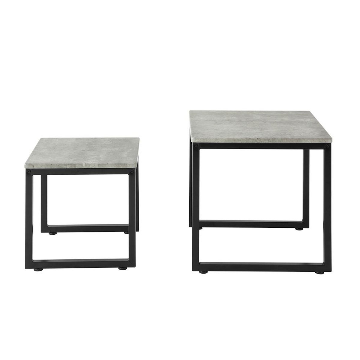 SOBUY SoBuy - Lot De 2 Tables D'appoint - Industriel - FBT42
