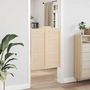Voir la diapositive 3 : VIDAXL Portes battantes a persiennes 1paire 100x80 cm bois massif Pin