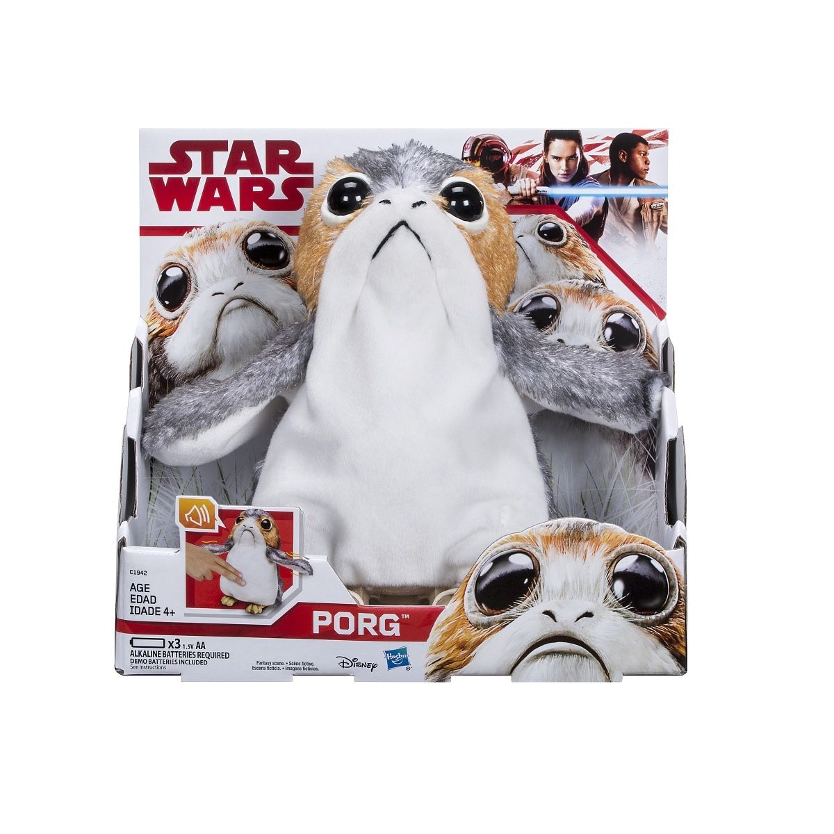 HASBRO Star Wars - Peluche Interactive Porg