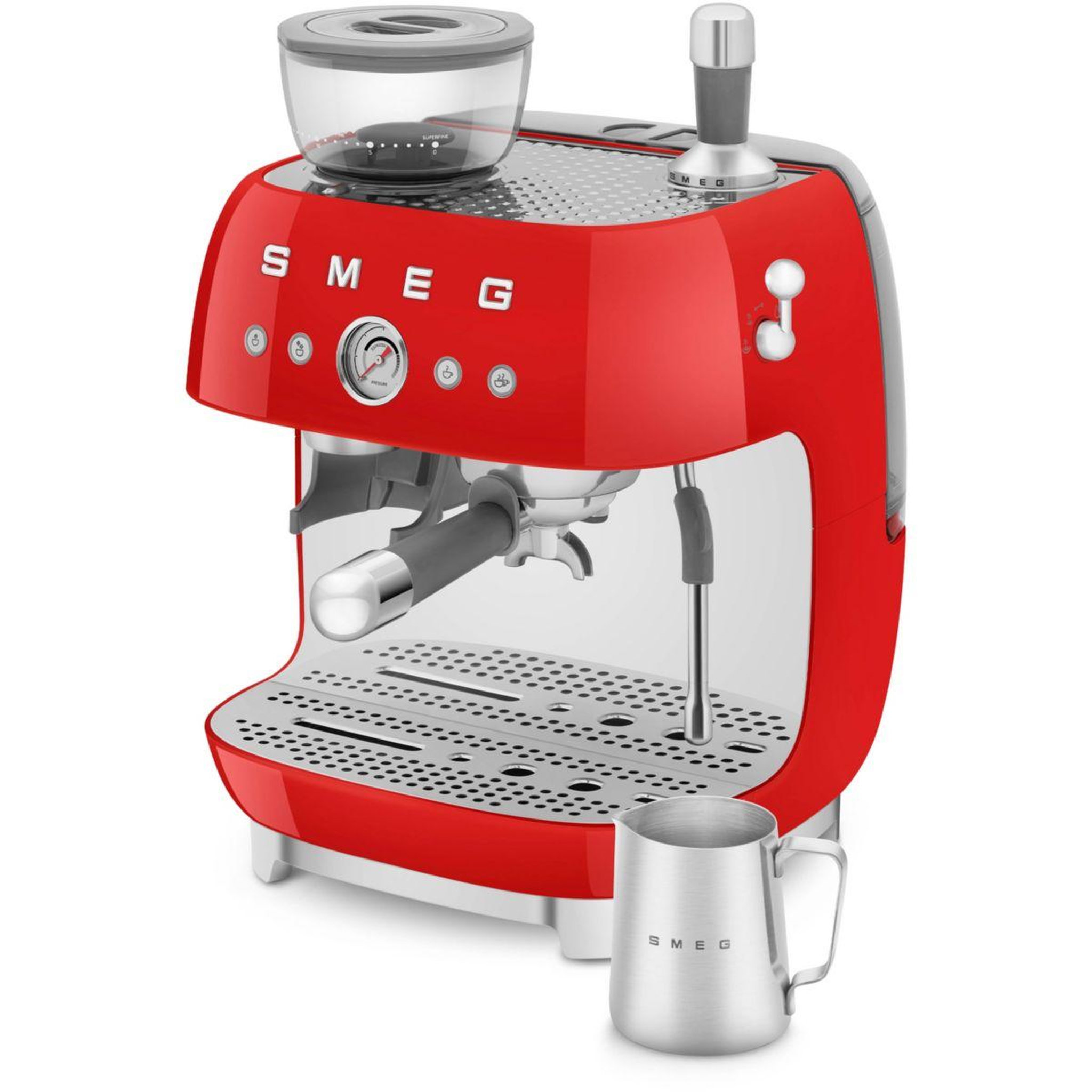 Voir la diapositive 4 : SMEG Expresso broyeur egf03rdeu