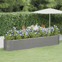 Voir la diapositive 1 : VIDAXL Lit sureleve de jardin Acier enduit de poudre 368x80x68 cm gris