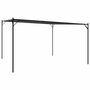 Voir la diapositive 2 : VIDAXL Belvedere anthracite 4x4 m 180 g/m^2 tissu et acier