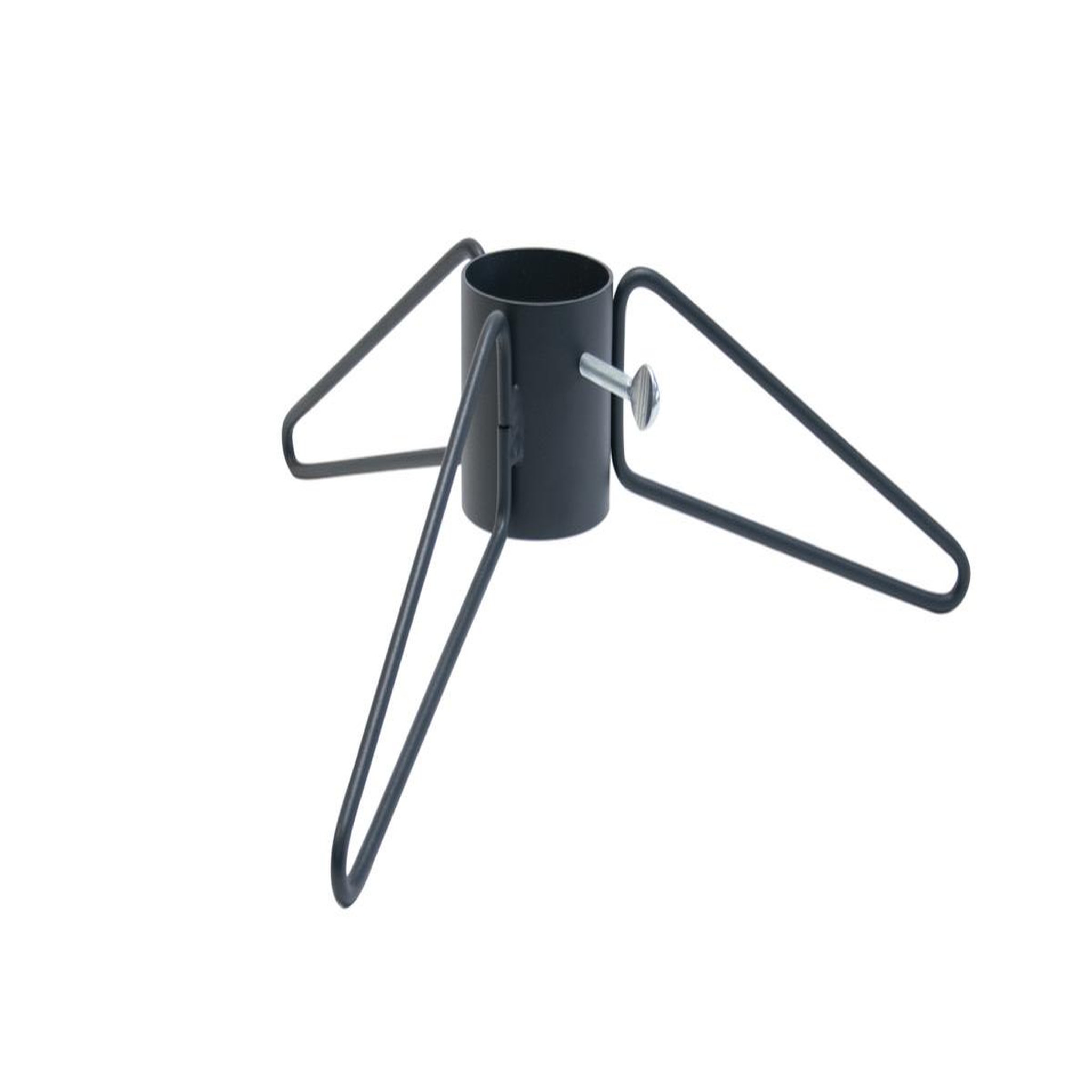 CENTRALE BRICO Pied de sapin 3 pieds fer rond anthracite tube 7 cm