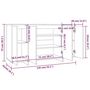 Voir la diapositive 6 : VIDAXL Buffet chene sonoma 135x41x75 cm bois d'ingenierie
