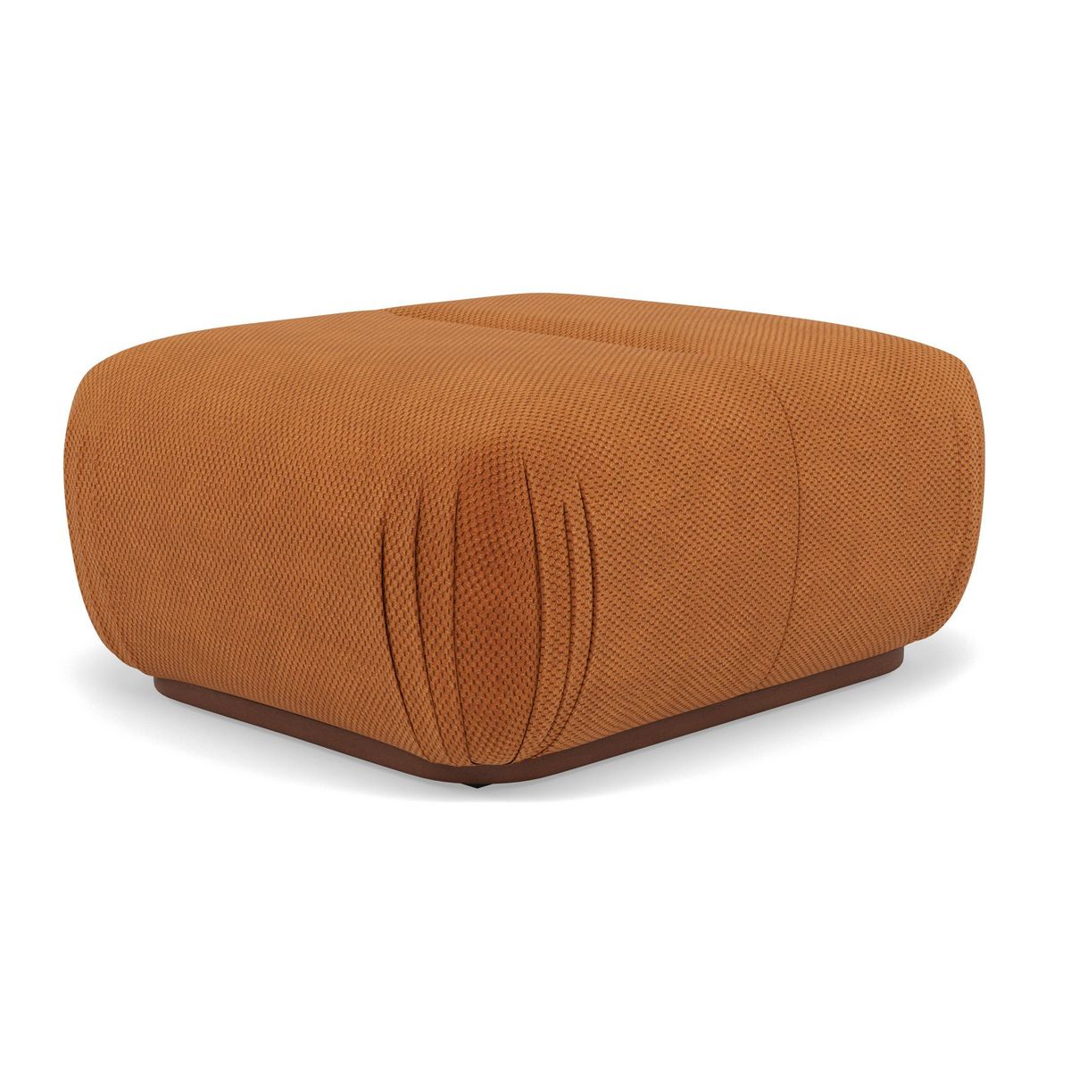 LISA DESIGN Penelope - pouf en velours texturé
