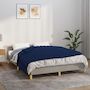 Voir la diapositive 1 : VIDAXL Couverture lestee Bleu 150x200 cm 11 kg Tissu