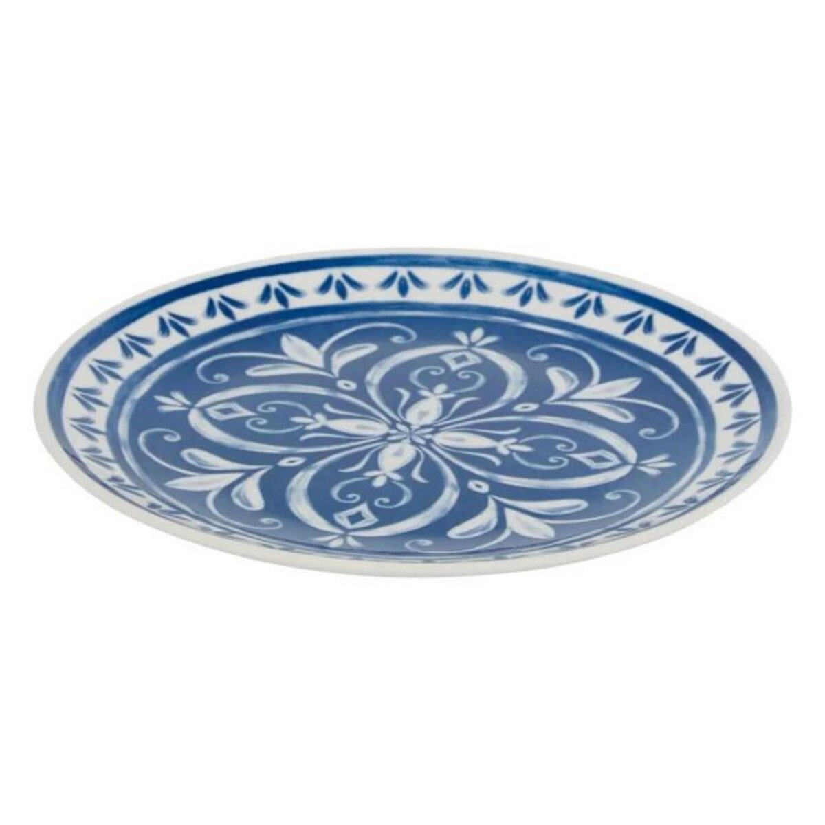 SECRET DE GOURMET Service de Table 12 Pièces  Manon  26cm Bleu