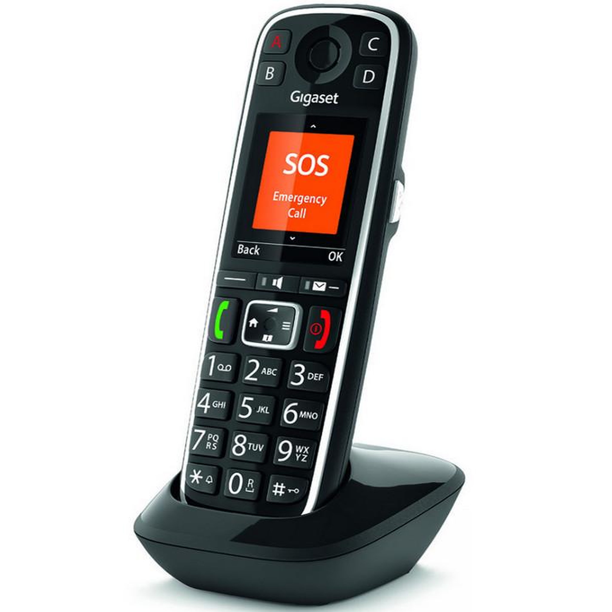 Voir la diapositive 2 : GIGASET Téléphone sans fil dect noir - gigae720hxnoir