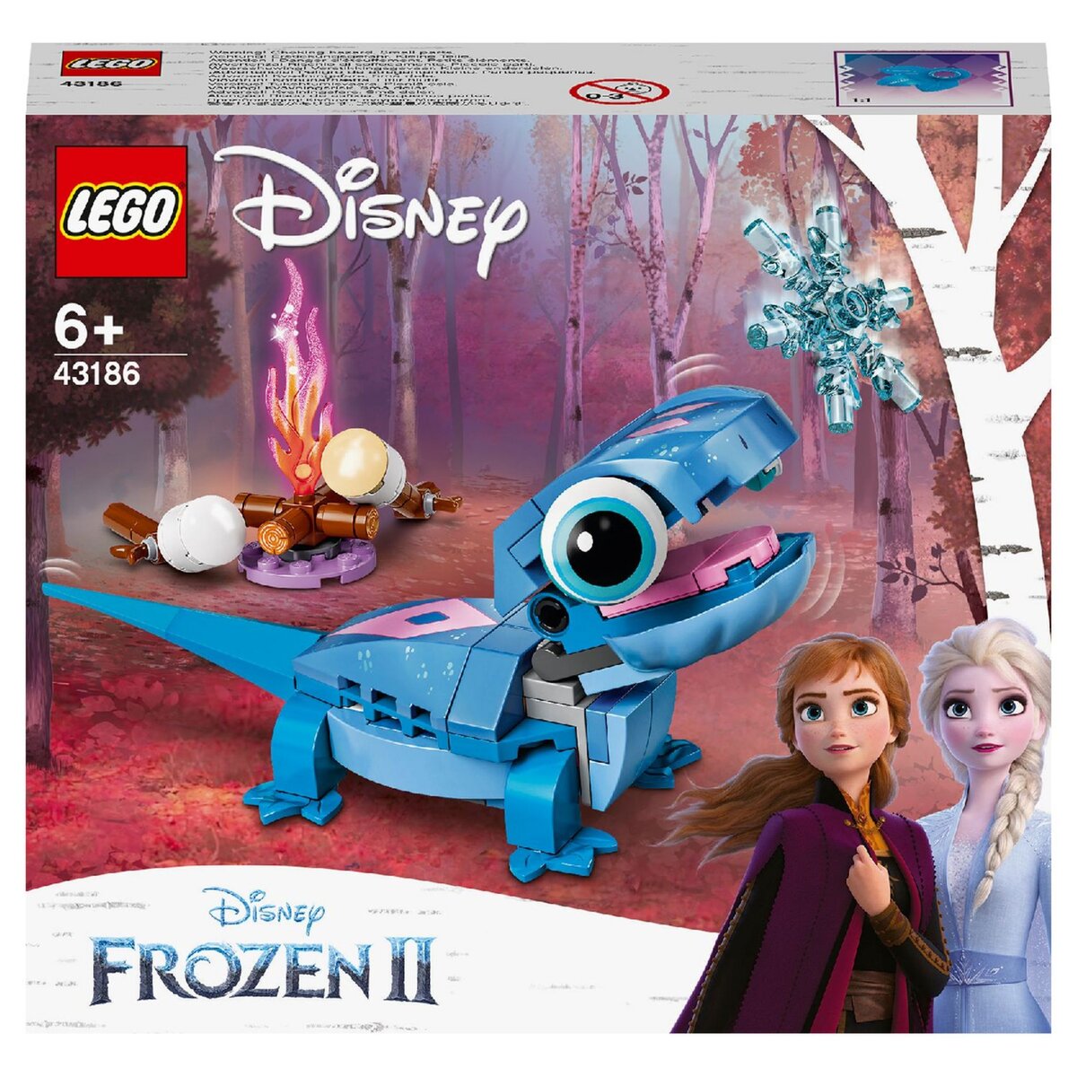 LEGO Disney Princess 43186 La Reine des neiges 2 Bruni la salamandre