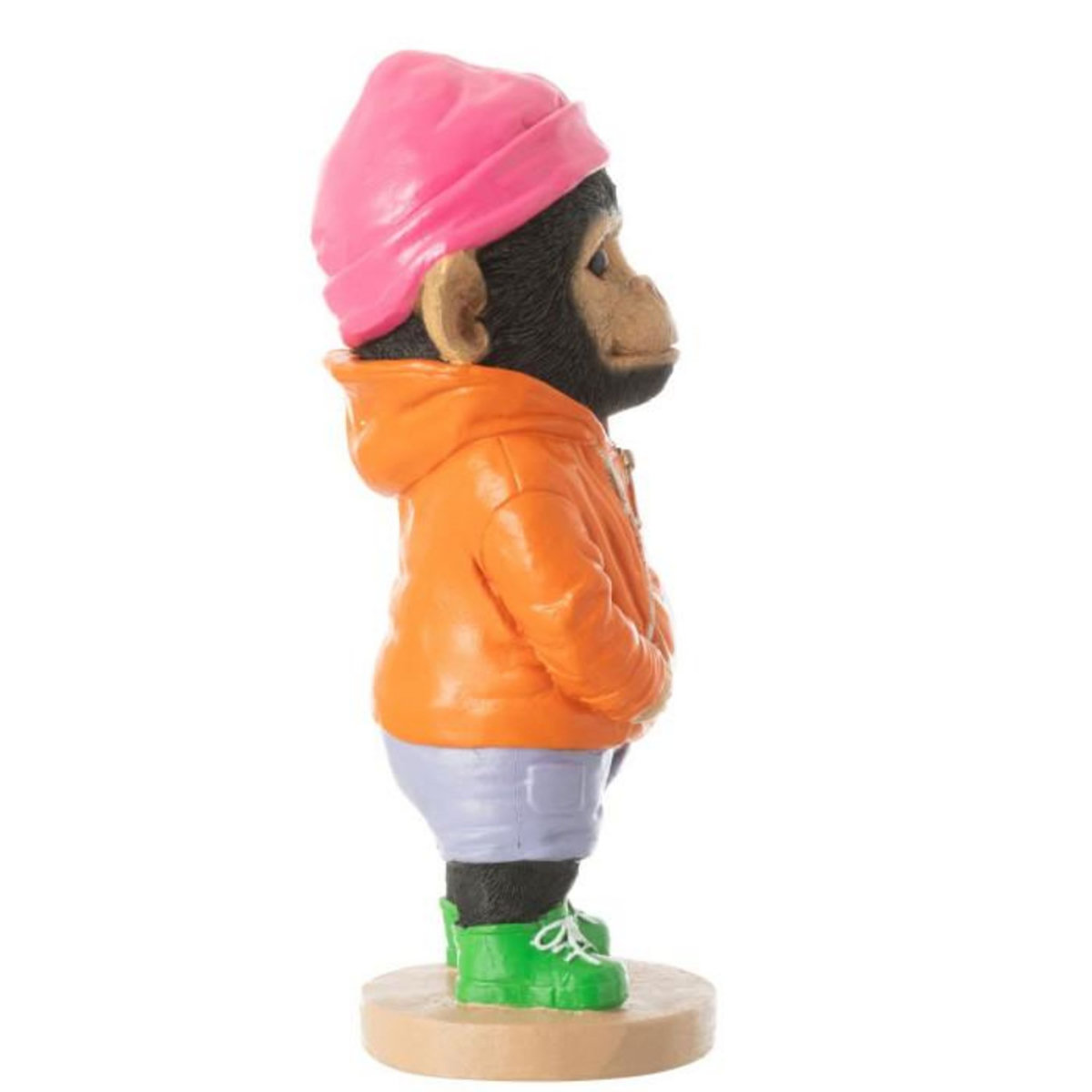 Paris Prix Statuette Singe Déco  Fashion  27cm Multicolore