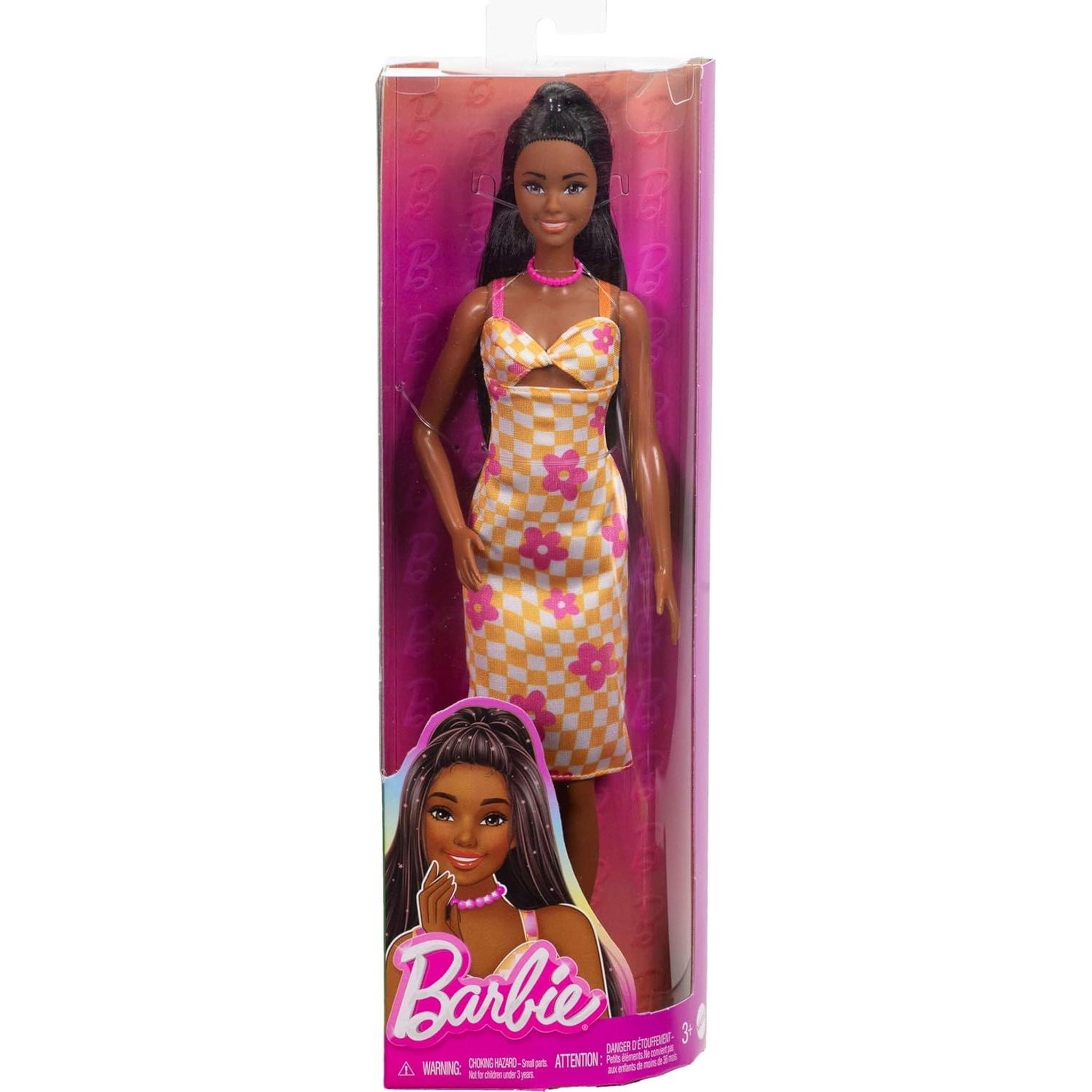 MATTEL Barbie - Poupée Fashionistas Spring aux cheveux noirs