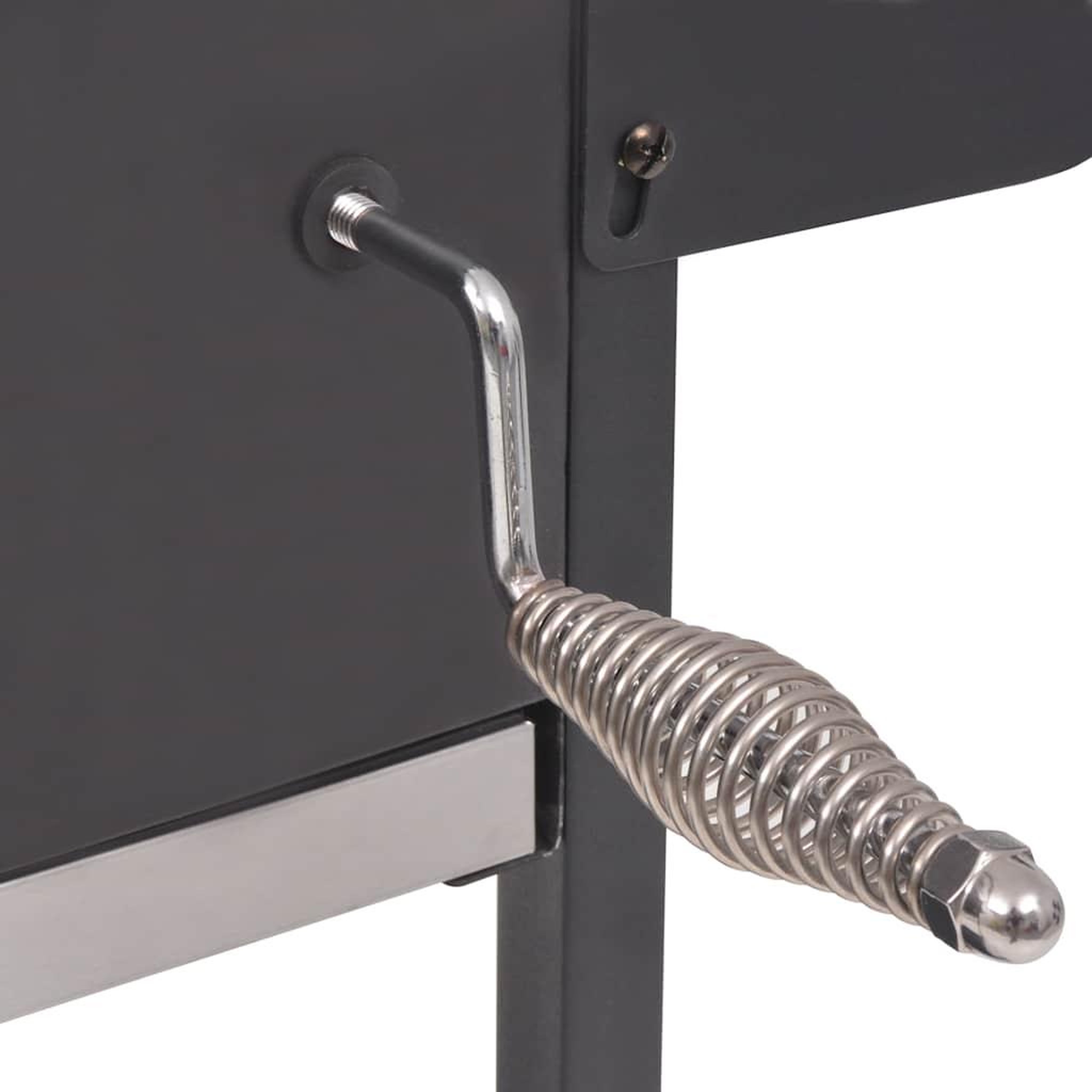 Voir la diapositive 4 : VIDAXL Barbecue au charbon de bois avec etagere inferieure Noir