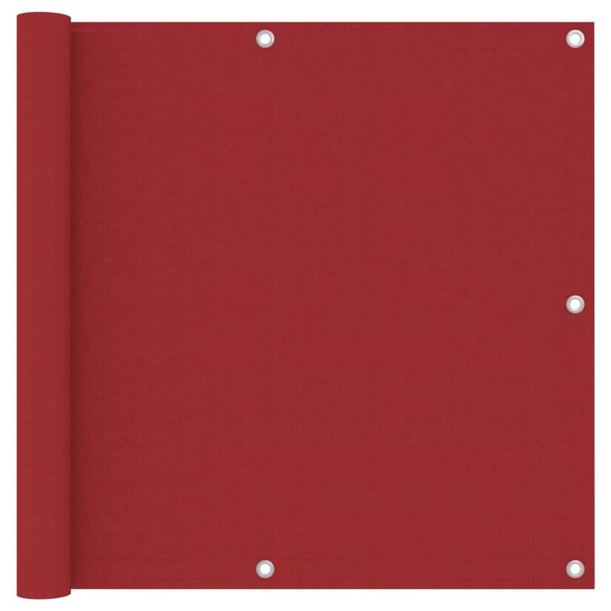 VIDAXL Ecran de balcon Rouge 90x500 cm Tissu Oxford
