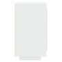 Voir la diapositive 4 : VIDAXL Buffet Blanc 80x40x75 cm Bois d'ingenierie