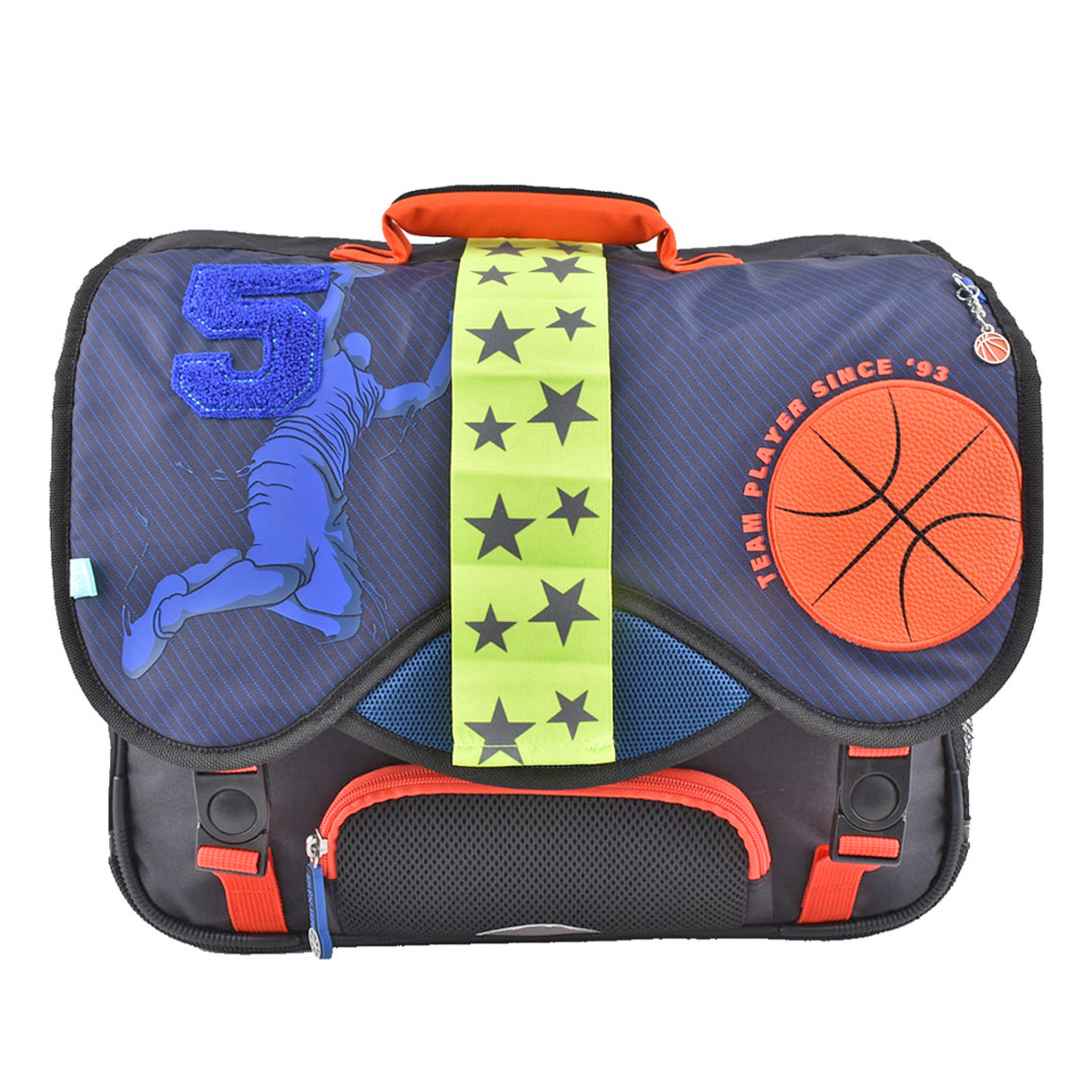 Voir la diapositive 2 : AUCHAN Cartable 41 cm CM1/CM2 Playground