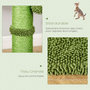 Voir la diapositive 6 : PAWHUT Arbre à chat griffoirs design cactus - hamac, 3 jouets pompons suspendus - panneaux peluche sisal vert