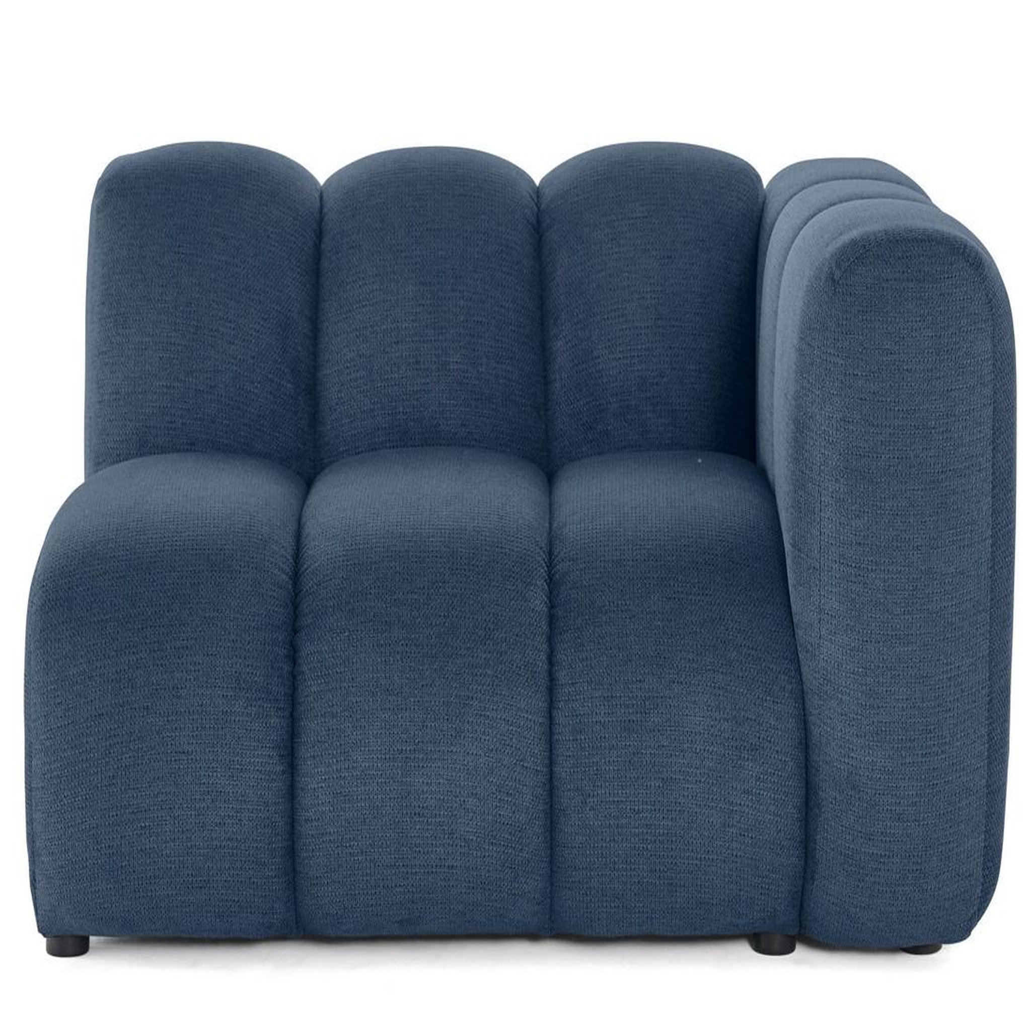 Voir la diapositive 1 : LISA DESIGN Debbie - module d'assise droit en tissu texturé