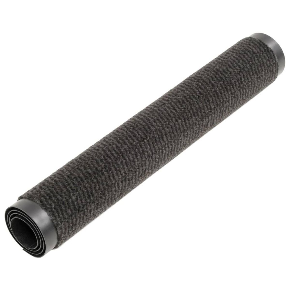 VIDAXL Paillassons rectangulaires 2 pcs 80 x 120 cm Noir