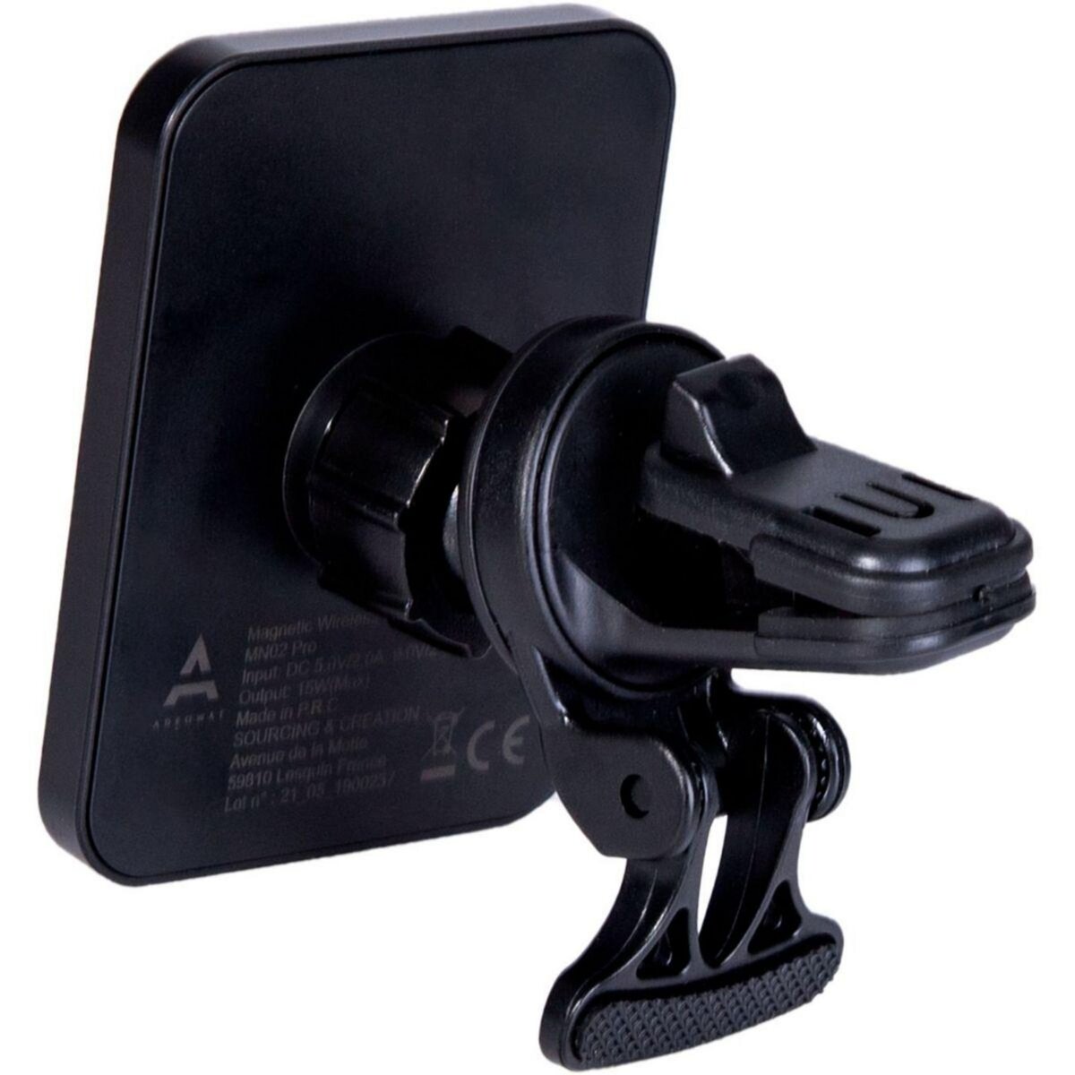 ADEQWAT Support smartphone Voiture avec charge sans fil MagSafe