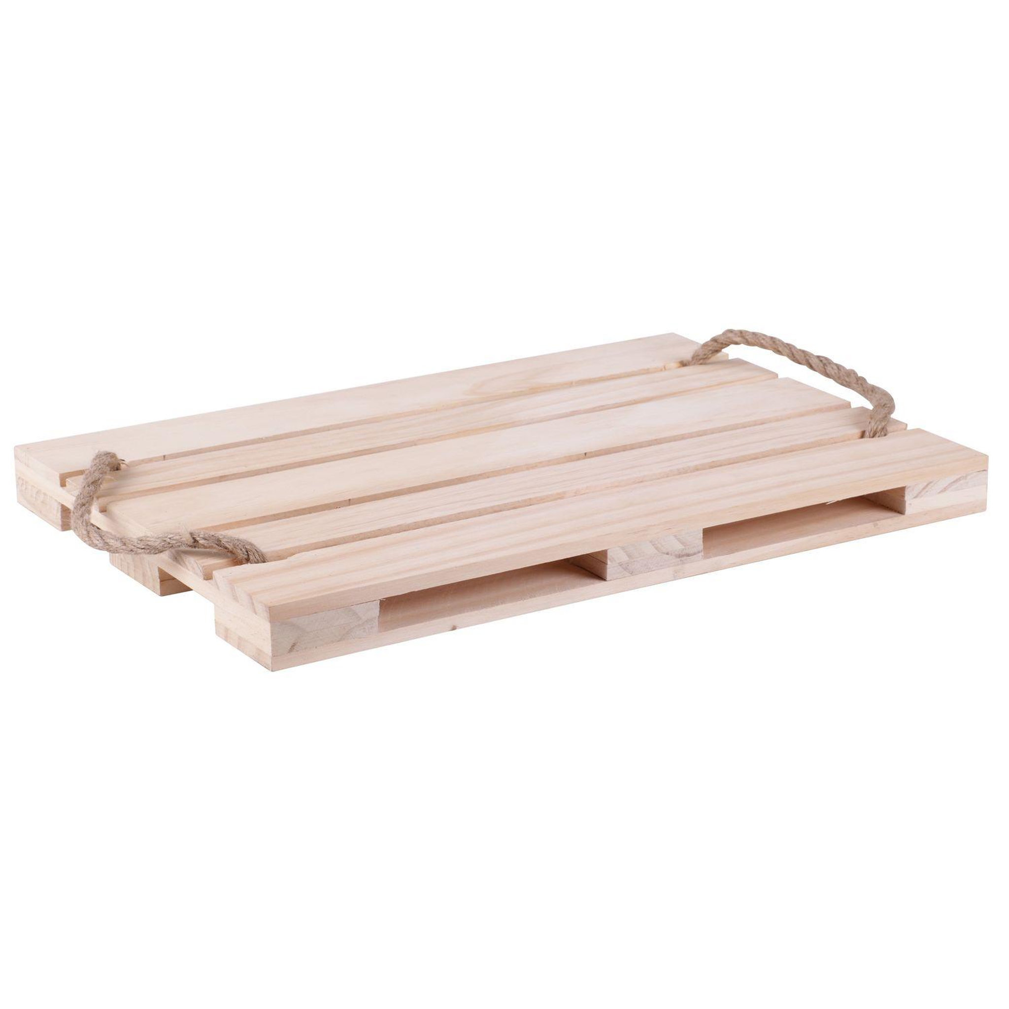 DIVERS Plateau de présentation en bois palette - l. 38 x l. 28 cm
