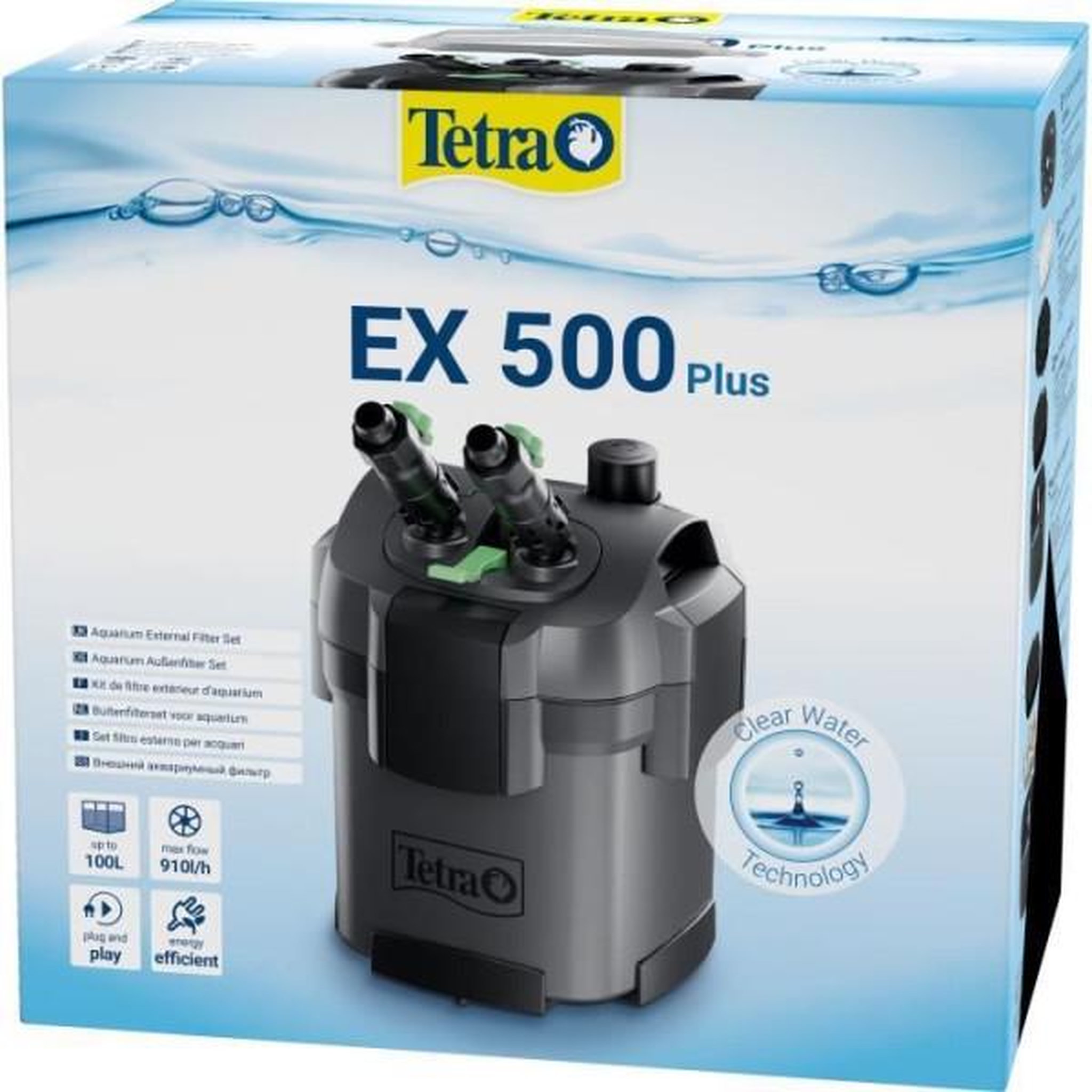 Voir la diapositive 2 : TETRA Filtre extérieur - tetra - ex 500 plus - pour aquarium jusqu'a 100 l
