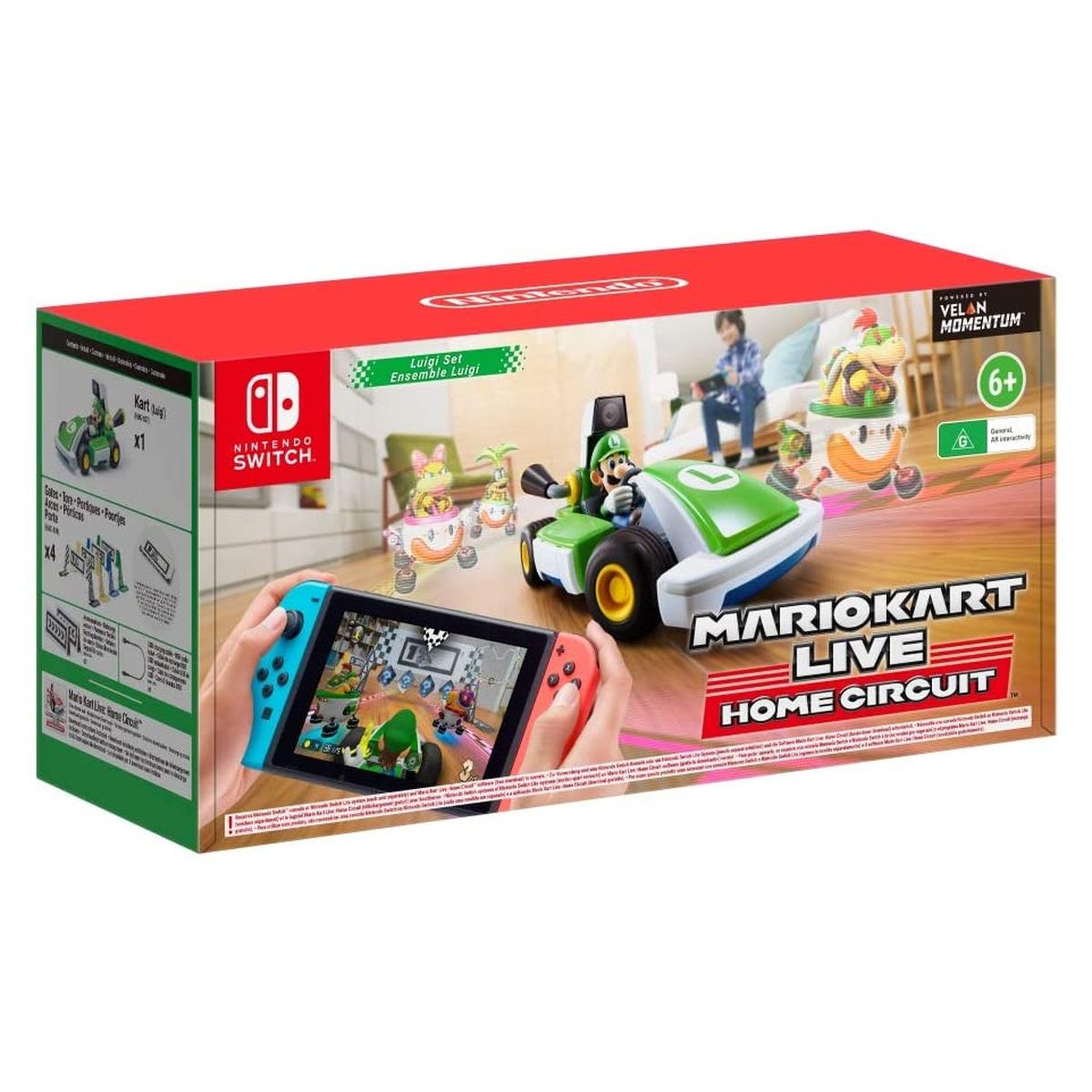 Voir la diapositive 1 : Mario Kart Live Home Circuit Luigi Nintendo Switch