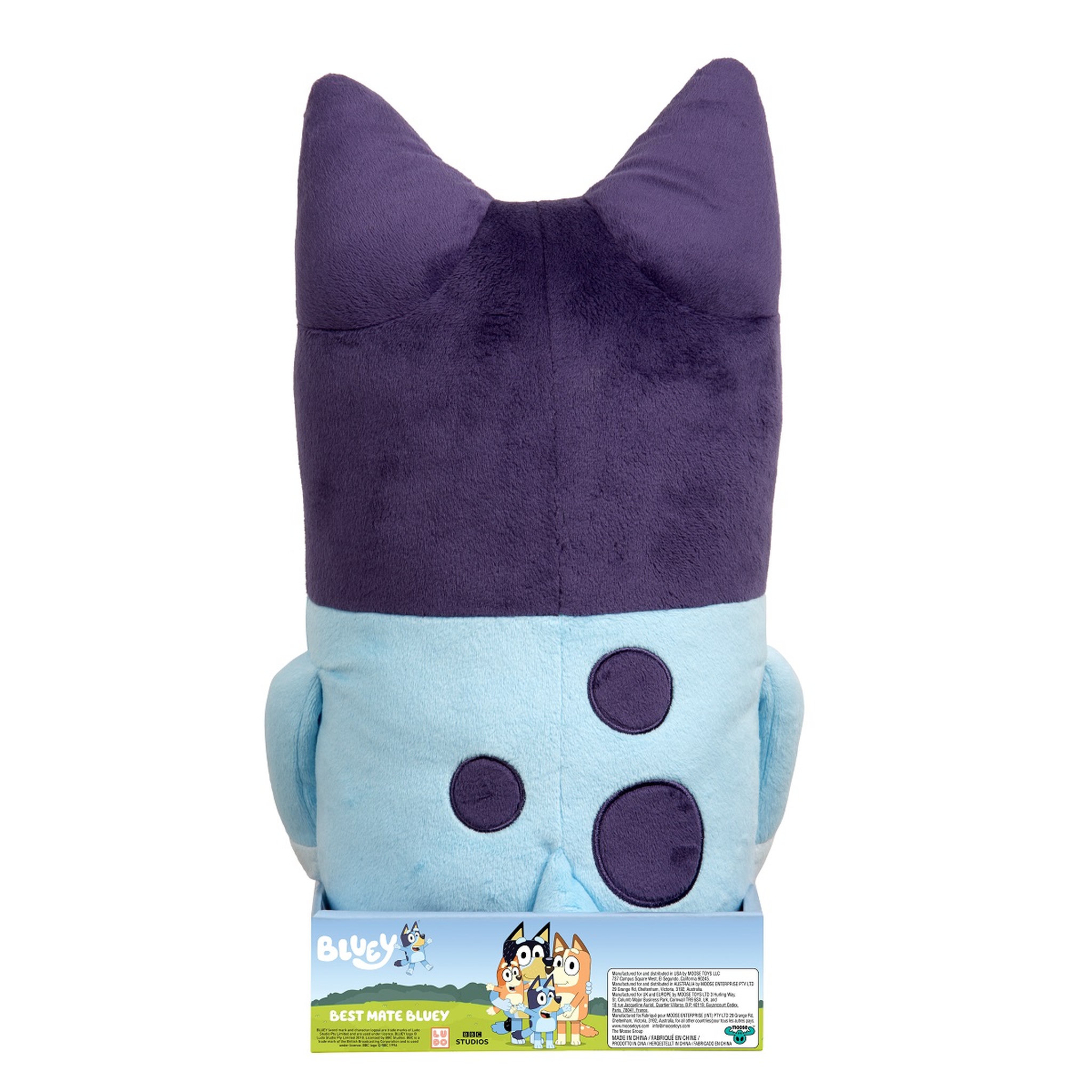 Voir la diapositive 3 : MOOSE TOYS Grande Peluche 45 cm - Bluey