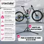 tectake Support de réparation pour vélo Jan jusqu'à 50kg, adapté aux vélos électriques
