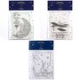  3 Tampons transparents Le Petit Prince et la Lune + son Avion + Paysage