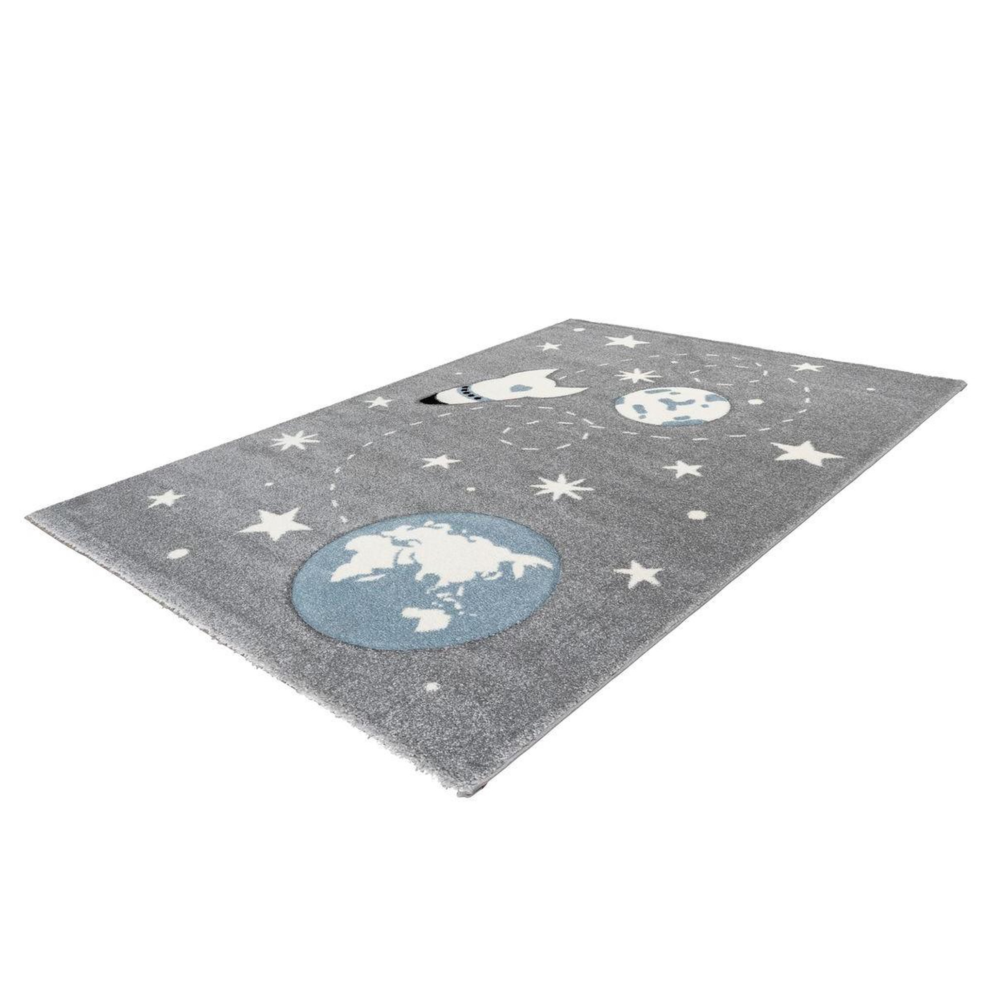 Voir la diapositive 4 : Paris Prix Tapis de Chambre Enfant Espace  Yowah  Argent