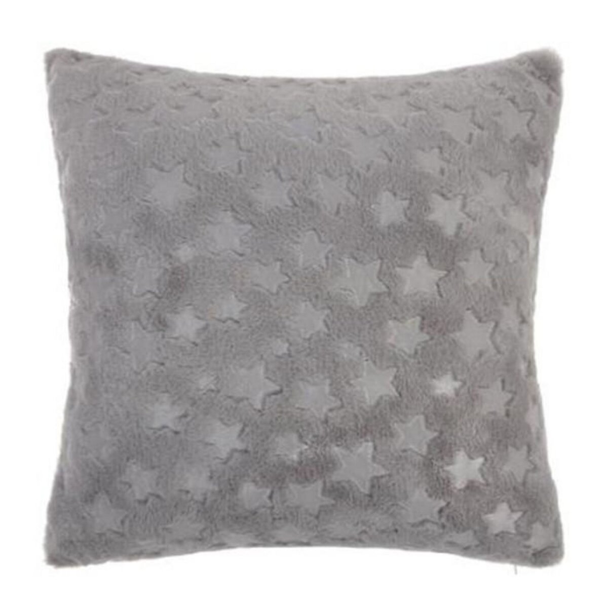 Atmosphera Kids Coussin Imitation Fourrure  Astro  40x40cm Gris